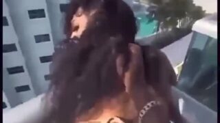 MurdaB Balcony doggy style fuck get max orgasm