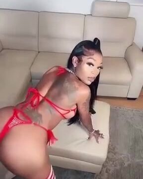 Asian Doll Sexy Red Underwear Hot Ass [ Onlyfans ]